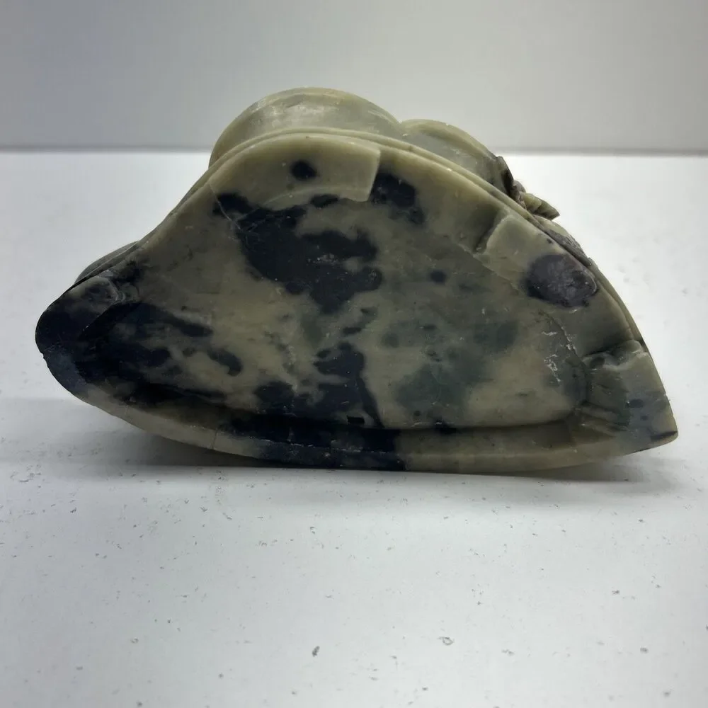Vintage Soapstone Hand Carved‎ Chinese Desk Organizer VGC